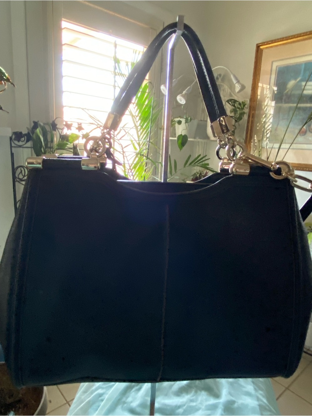 COACH BLACK CAROLINE SHOULDER HANDBAG NWT - Picture 6 of 7